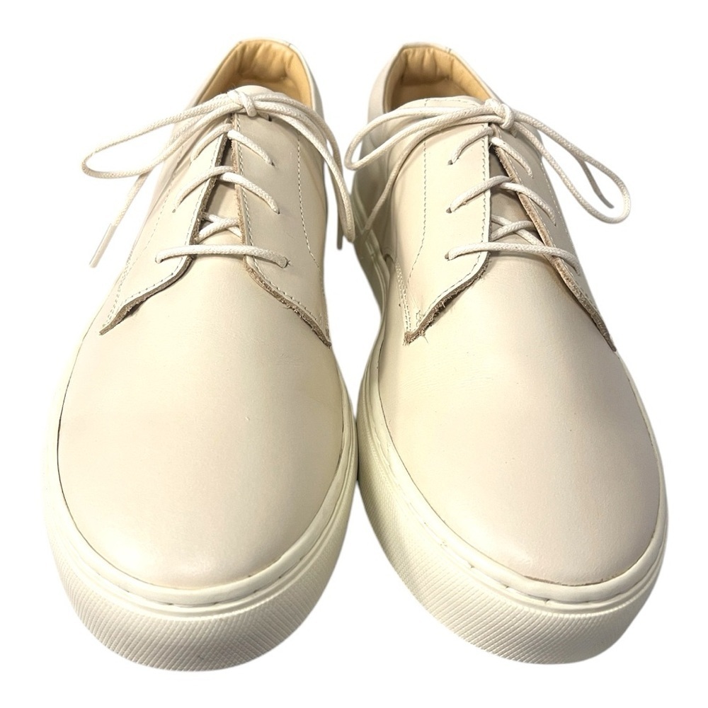 Nisolo Everyday Low Top Sneaker in Bone – Men’s Size 9.5